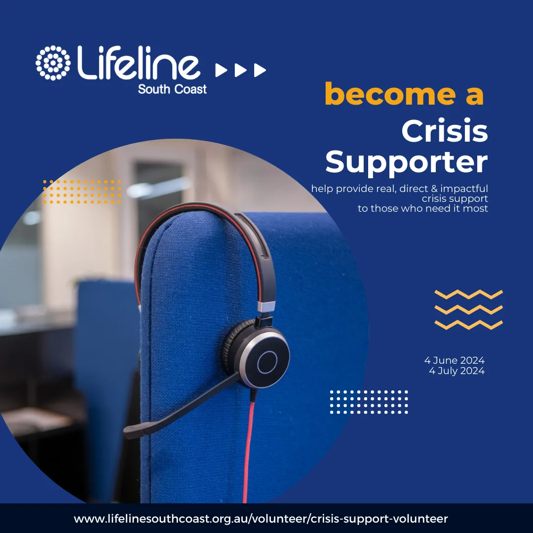 Become a Lifeline South Coast Crisis Supporter
