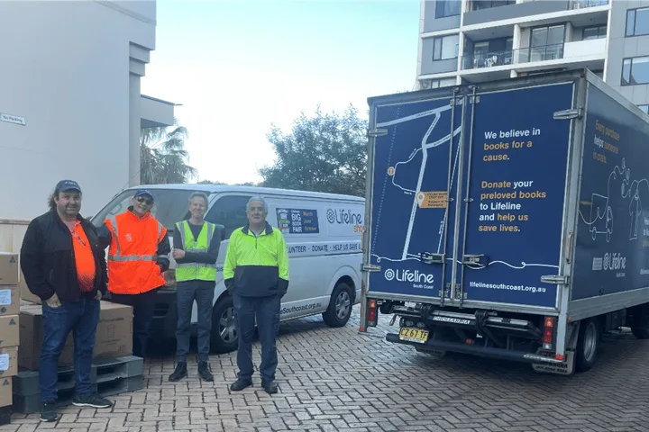 The Lifeline South Coast logistics team